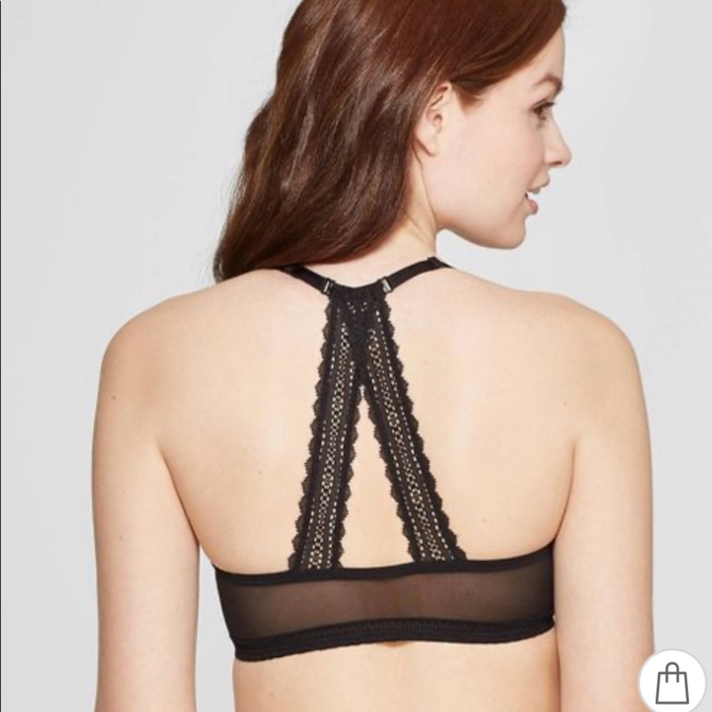 NWT Auden Lightly Lined Demi Racerback Bra, 36C